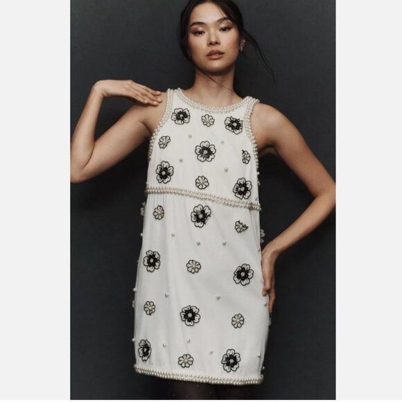 Host Pick: Brand New Maeve 3D Embellished Shift Mini Dress - Picture 1 of 14